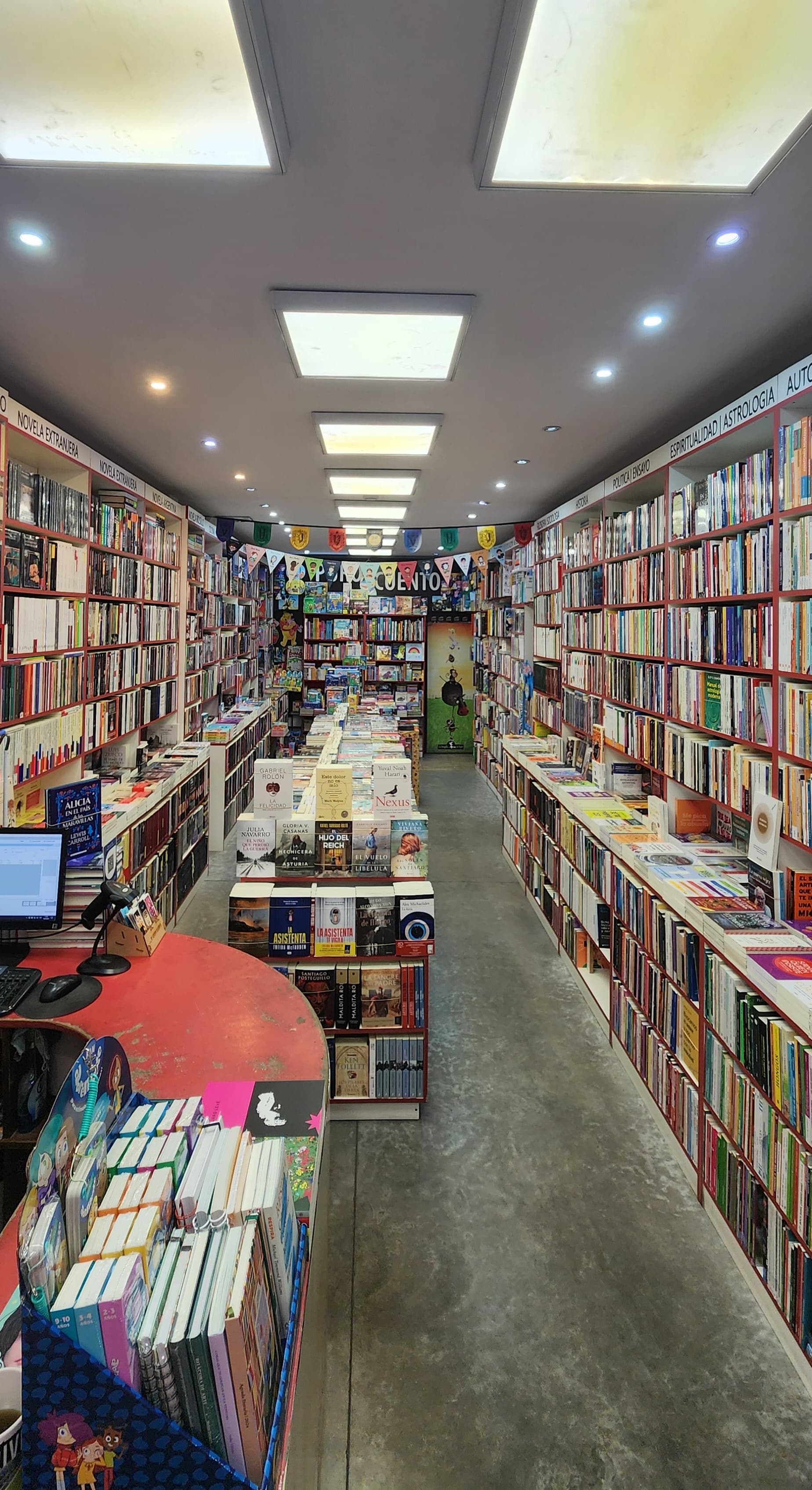 Espacio de la librería Puro Cuento